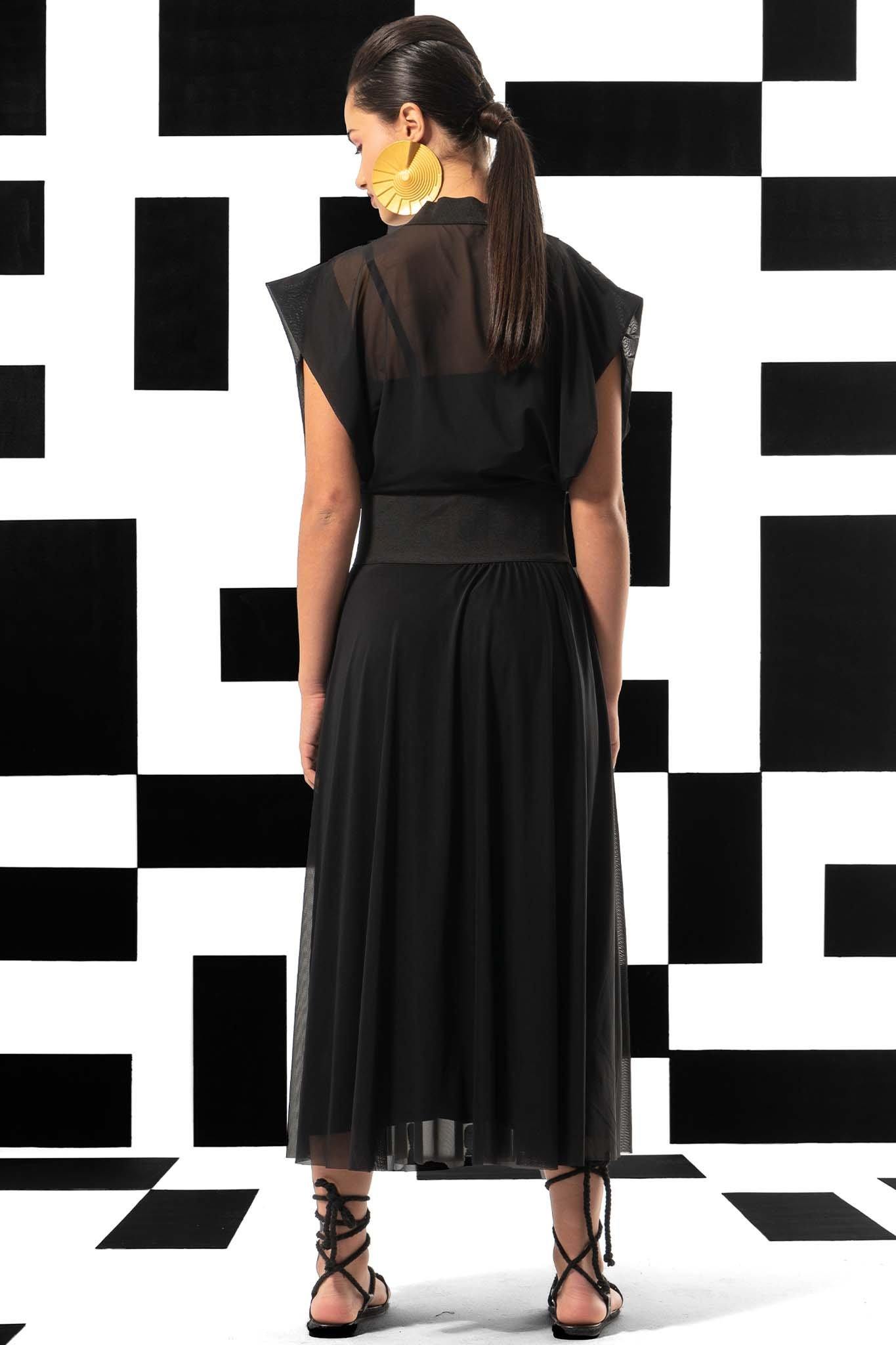 VENZO Black Dress stok